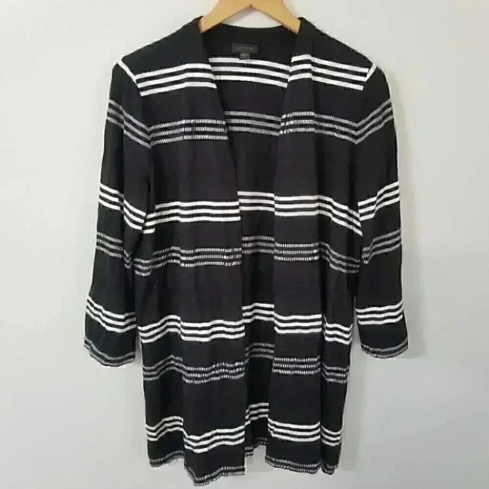 💥   Striped Open front Cardigan M